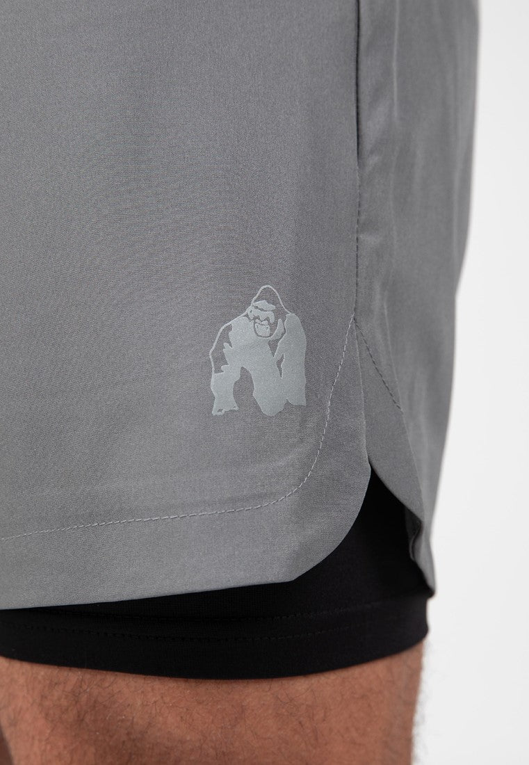 Gorilla Wear Cortez 2 in 1 Shorts - Anthrazit
