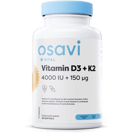 Osavi Vital Vitamin D3 + K2 - 120 Softgels