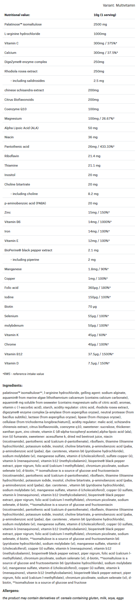 All Nutrition Promulti+ - 300g