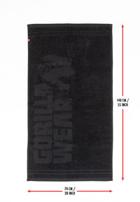 Gorilla Wear Towel - Schwarz