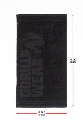 Gorilla Wear Towel - Schwarz