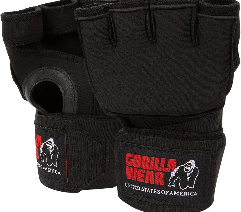 Gorilla Wear Gel Gloves Wraps - Schwarz