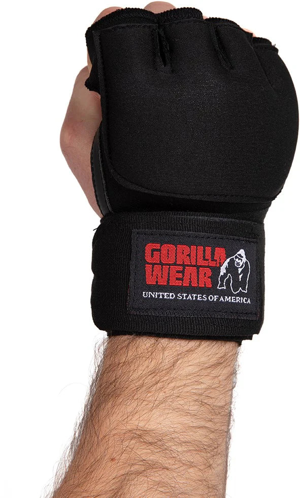 Gorilla Wear Gel Gloves Wraps - Schwarz