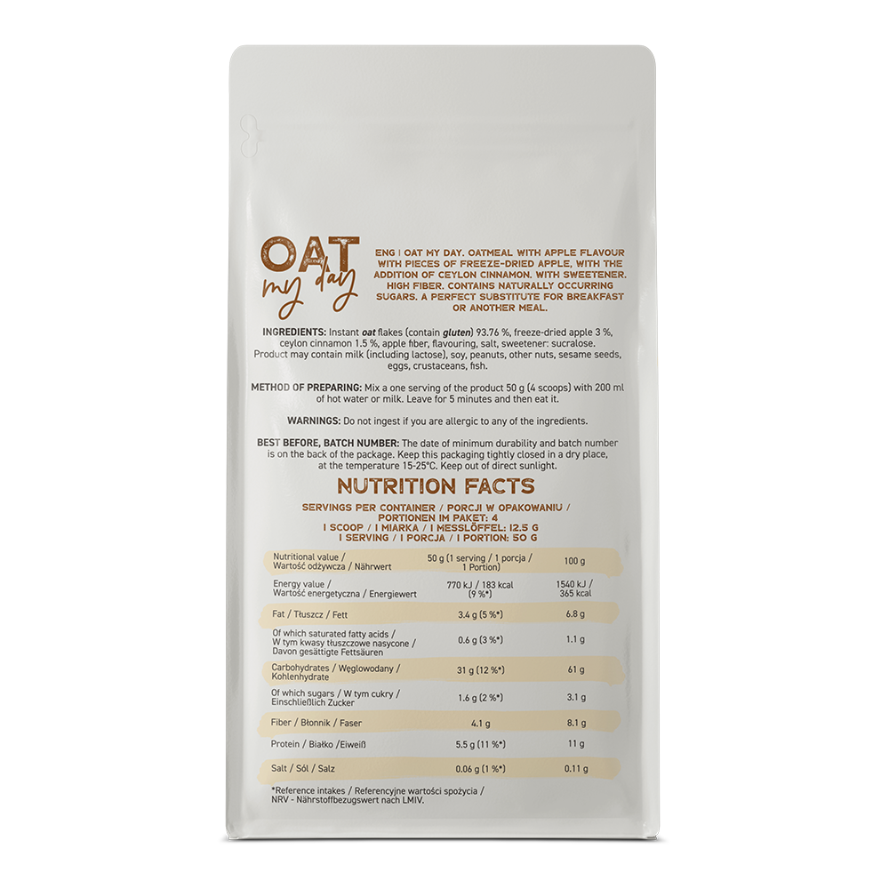 OstroVit Oat My Day Oatmeal - Apfel-Zimt