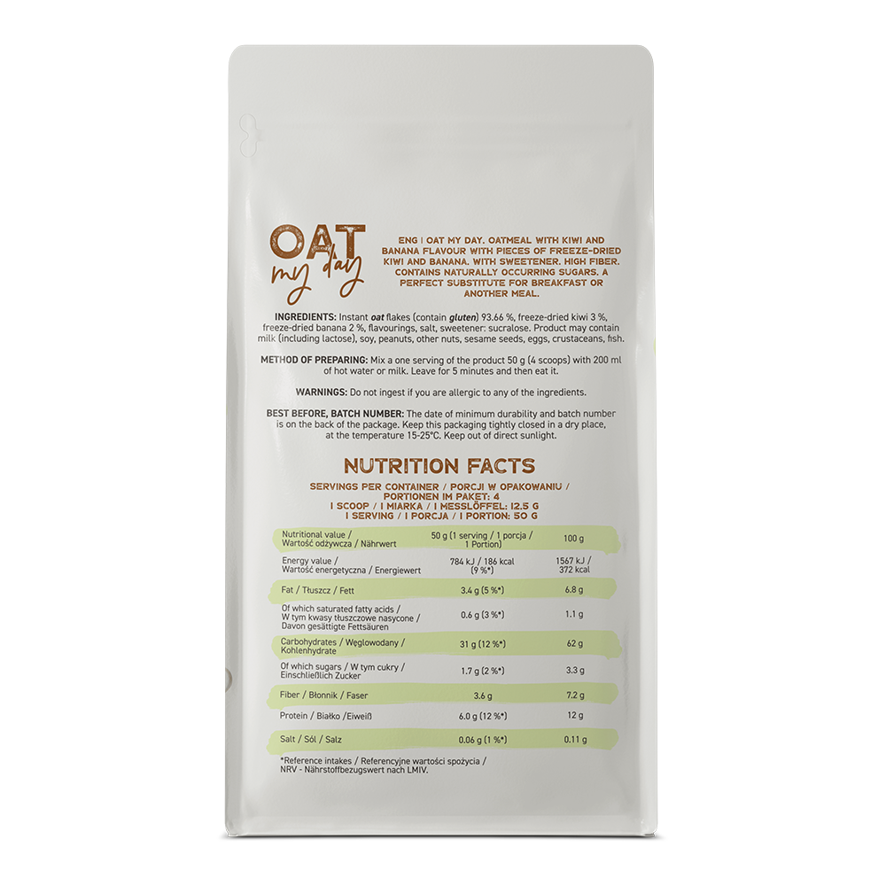 OstroVit Oat My Day Oatmeal - Kiwi-Banana