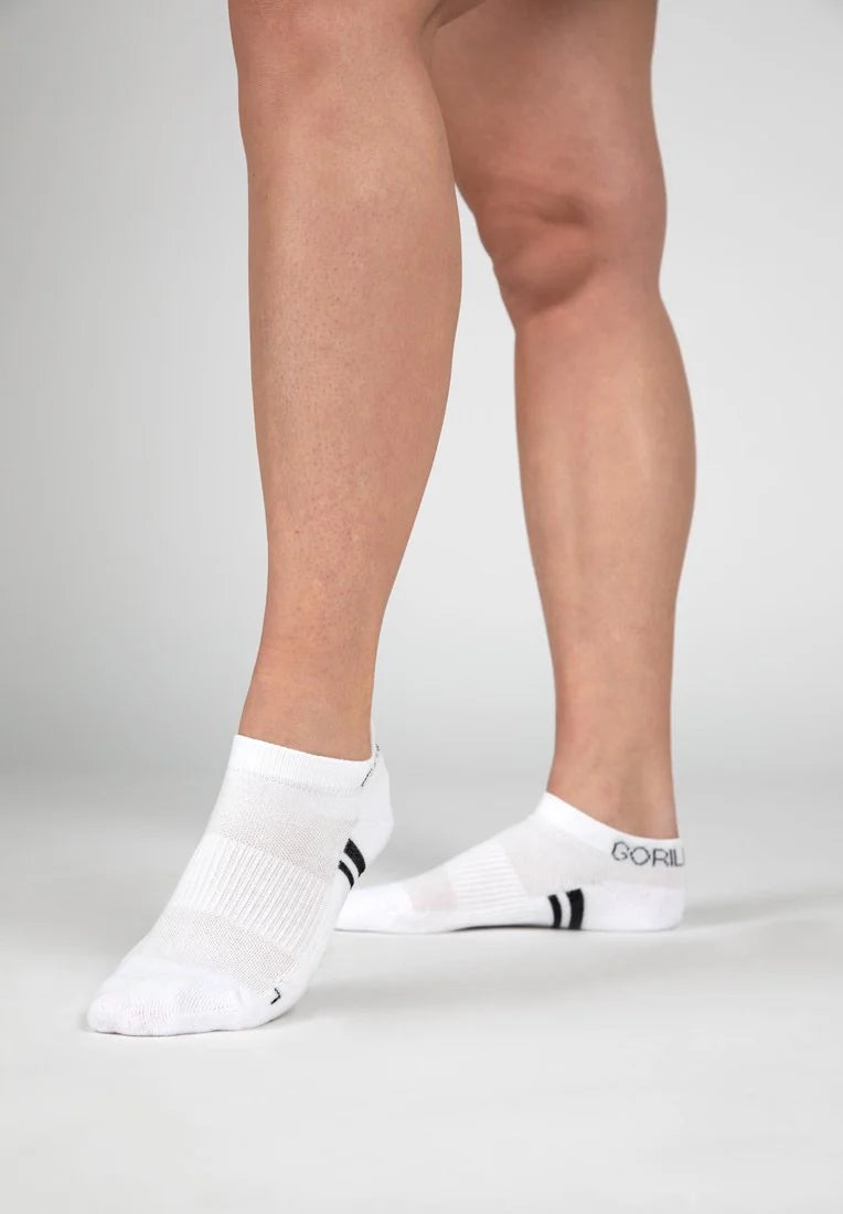 Gorilla Wear Quarter Socks - Weiss