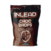 Inlead Choc Drops Dunkle Schokolade - 150g