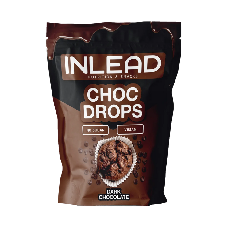 Inlead Choc Drops Dunkle Schokolade - 150g (MHD:15.03.25)