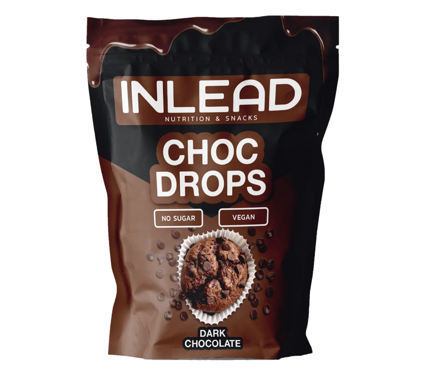 Inlead Choc Drops Dunkle Schokolade - 150g