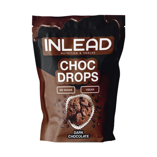 Inlead Choc Drops Dunkle Schokolade - 150g