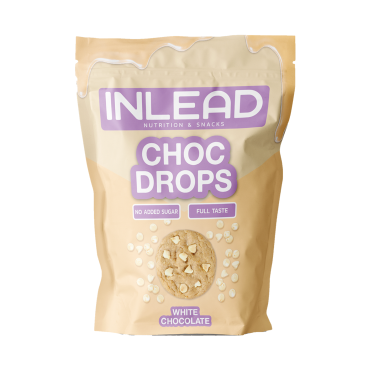 Inlead Choc Drops Weisse Schokolade - 150g (MHD:02.03.25)