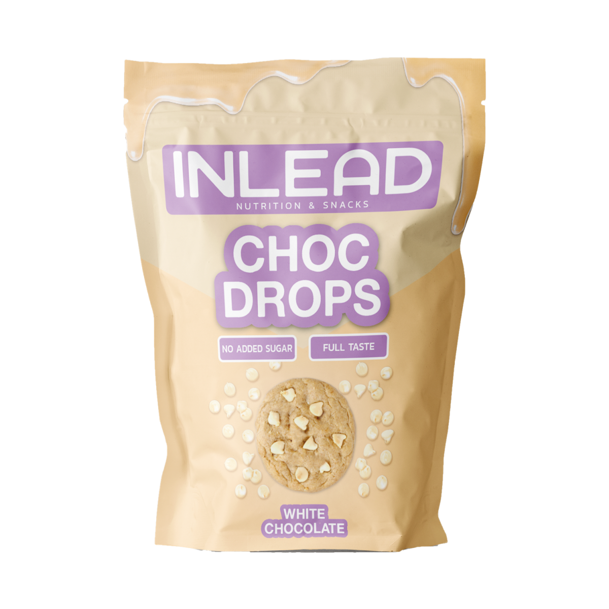 Inlead Choc Drops Weisse Schokolade - 150g