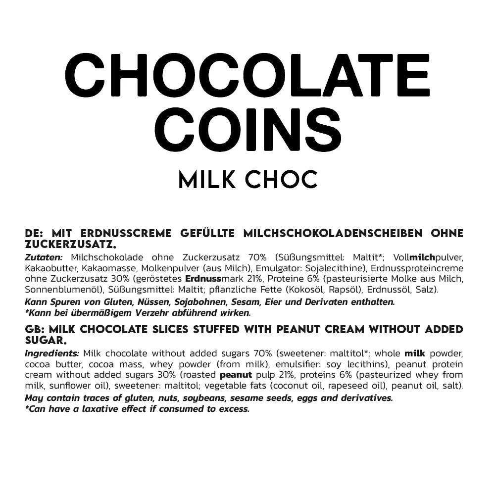 Inlead Chocolate Coins Milch Schokolade - 150g