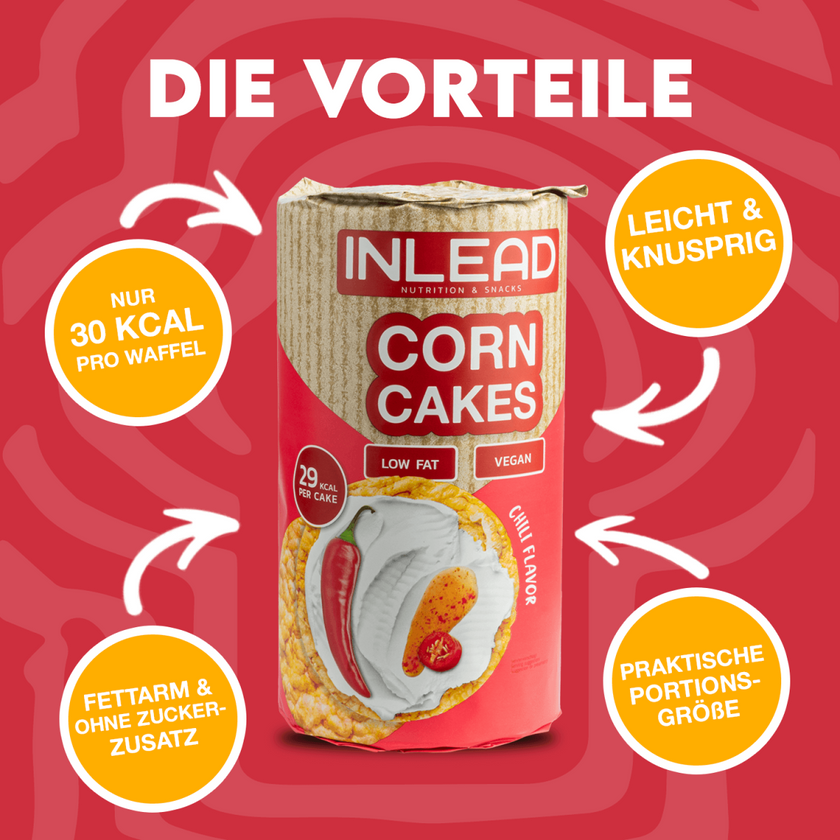 Inlead Corn Cakes Chili - 120g