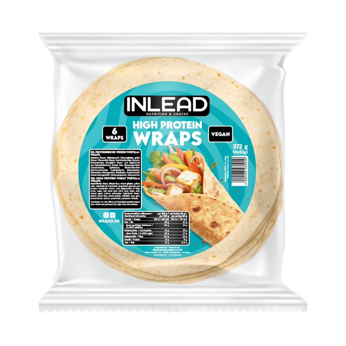 Inlead High Protein Wraps