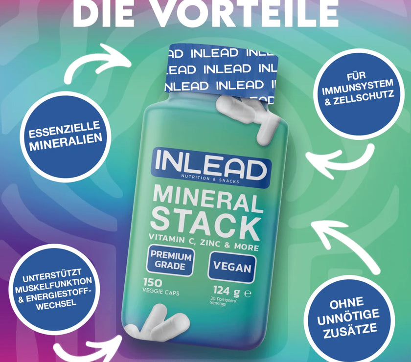 Inlead Mineral Stack - 150 Kapseln