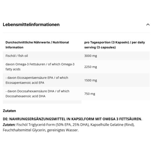 Inlead Omega-3 - 300 Kapseln