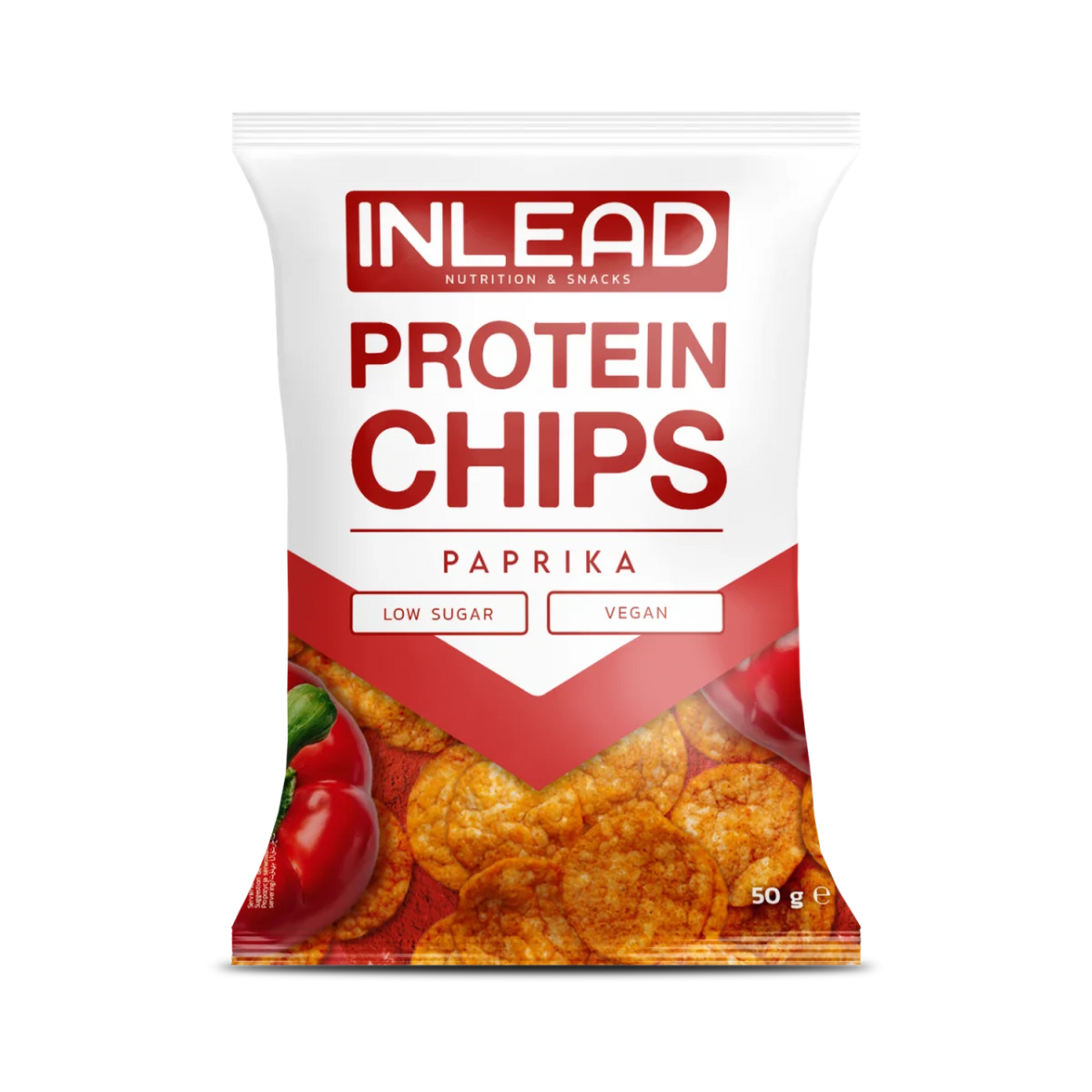 Inlead Protein Chips Paprika 50g MHD 04.25