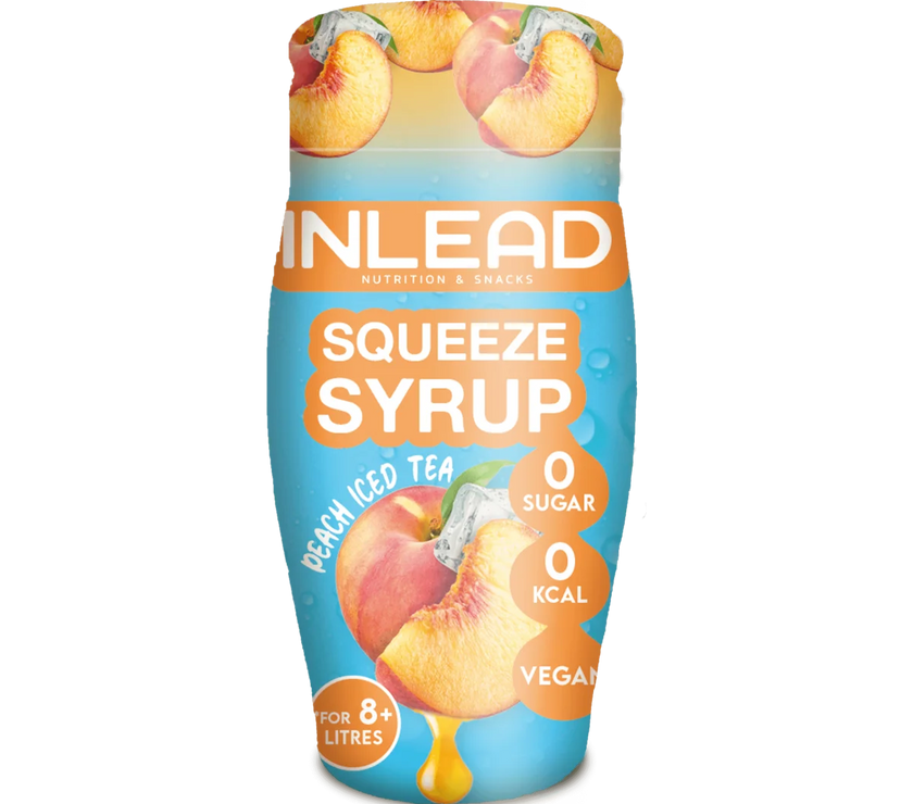 Inlead Squeeze Syrup Peach Ice Tea 65ml