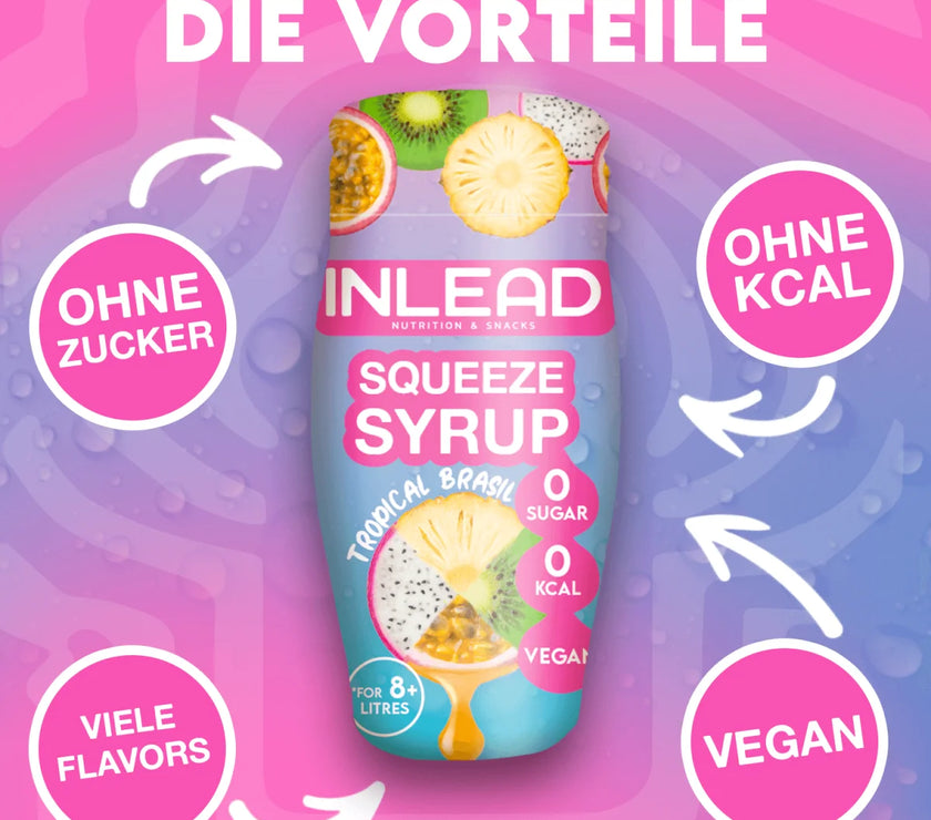 Inlead Squeeze Syrup Sweet Apple 65ml