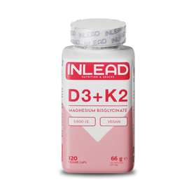 Inlead Vitamin D3 + K2 + Magnesium - 120 Caps