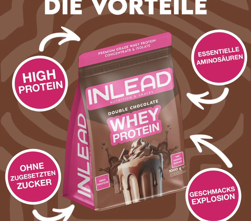 Inlead Whey Protein Double Chocolate 1000g