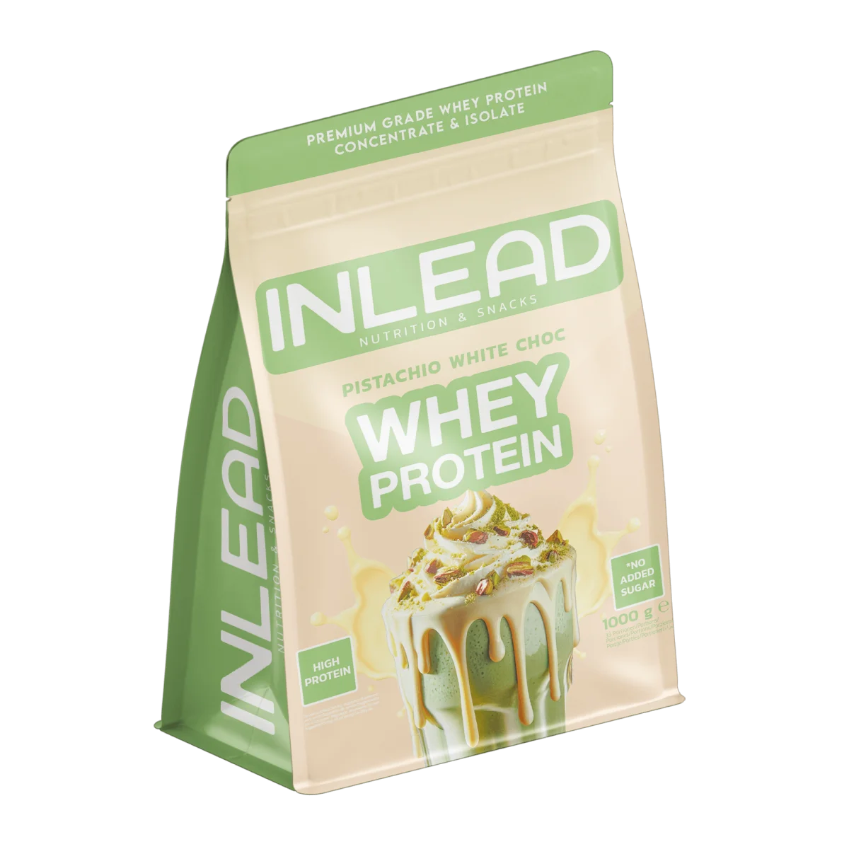 Inlead Whey Protein Pistachio White Chocolate 1000g