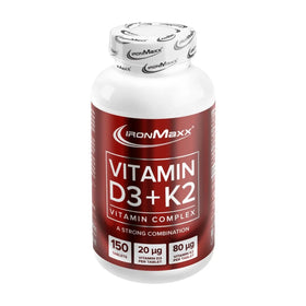 IronMaxx Vitamin D3+K2 - 150 Kapseln
