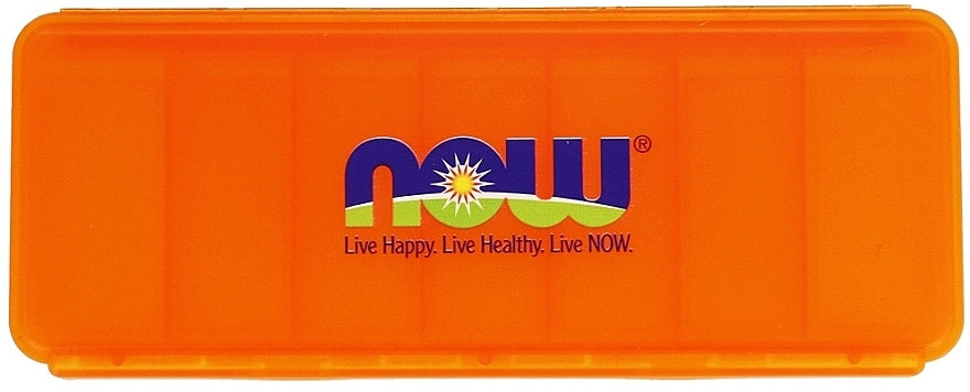 Now Nutrition Pillenbox 7 Days - Orange