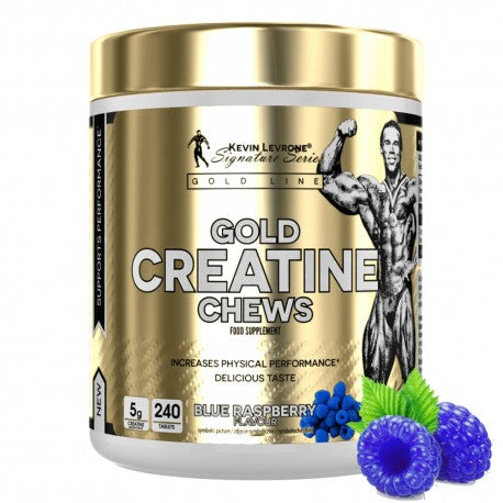Kevin Levrone Gold Creatine Chews Blue Raspberry - 240 Chews