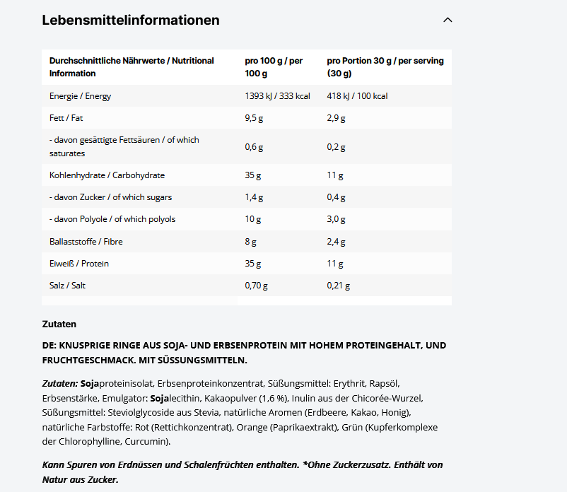 Inlead Protein Loops 210g