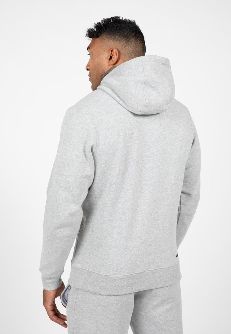 Gorilla Wear Leon Zipped Hoodie - Grau