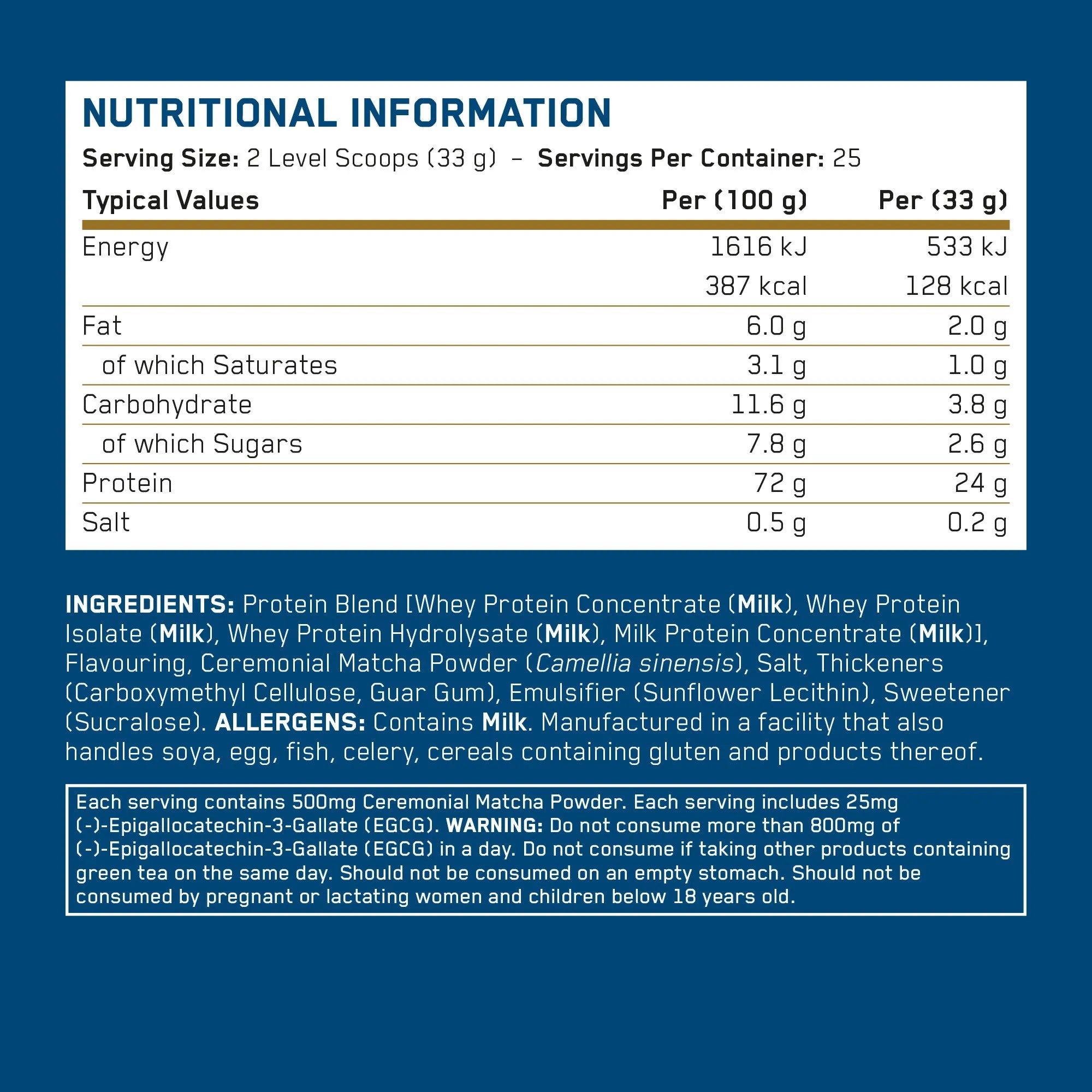 Applied Nutrition Critical Whey - Vanilla Matcha