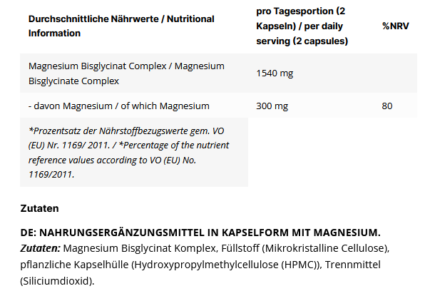 Inlead Magnesium Bisglycinate - 120 Caps