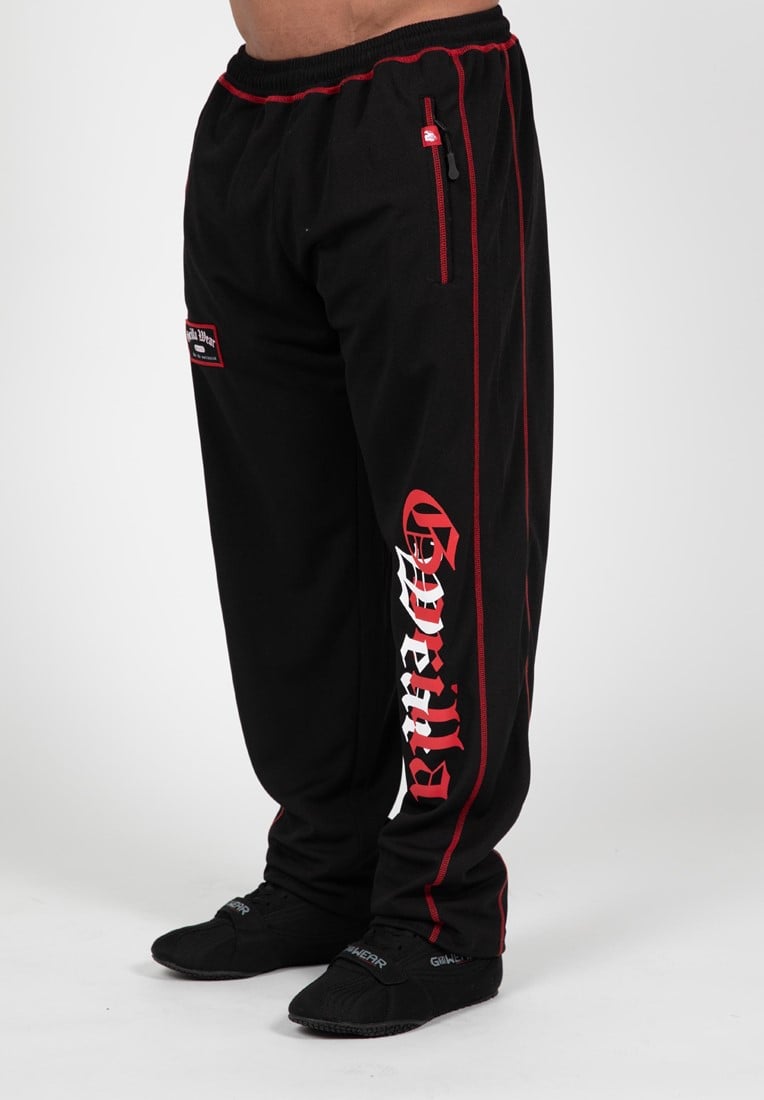 Gorilla Wear Mesh Pants - Schwarz/Rot