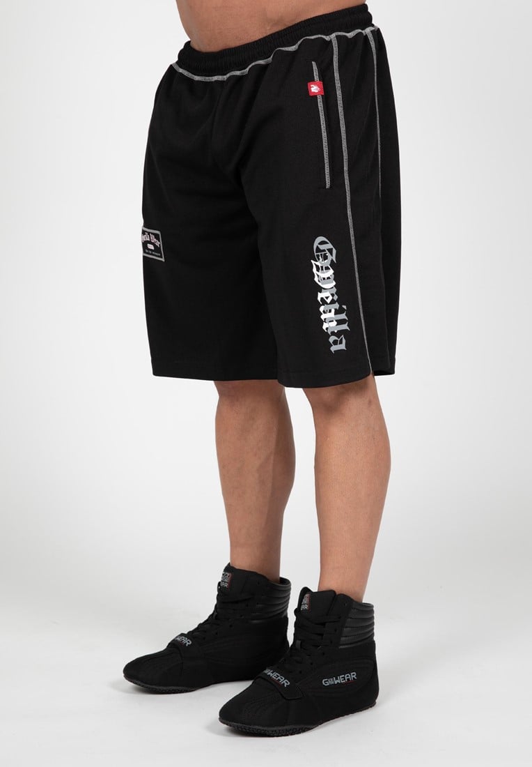 Gorilla Wear Marlow Mesh Shorts - Schwarz/Grau