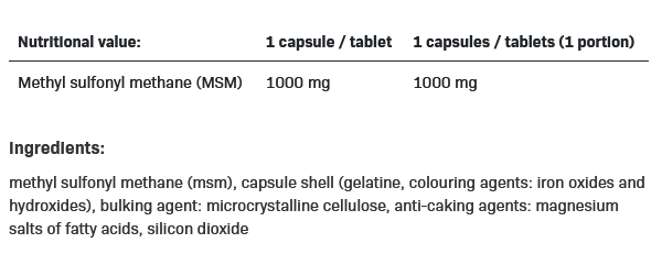 All Nutrition Adapto MSM - 90 Kapseln