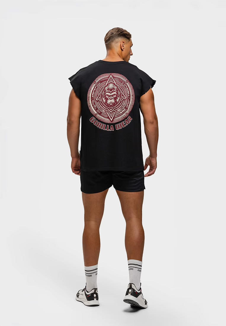 Gorilla Wear Bouse Cut Off Tank Top - Schwarz