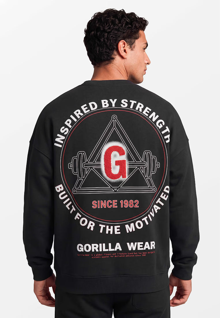 Gorilla Wear Leeds Oversize Sweater Schwarz
