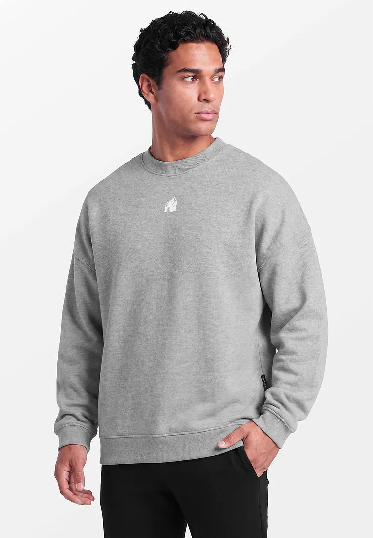 Gorilla Wear Leeds Oversize Sweater Grau