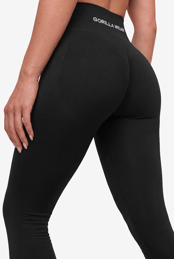 Gorilla Wear Florence Seamless Contour Leggings - Schwarz