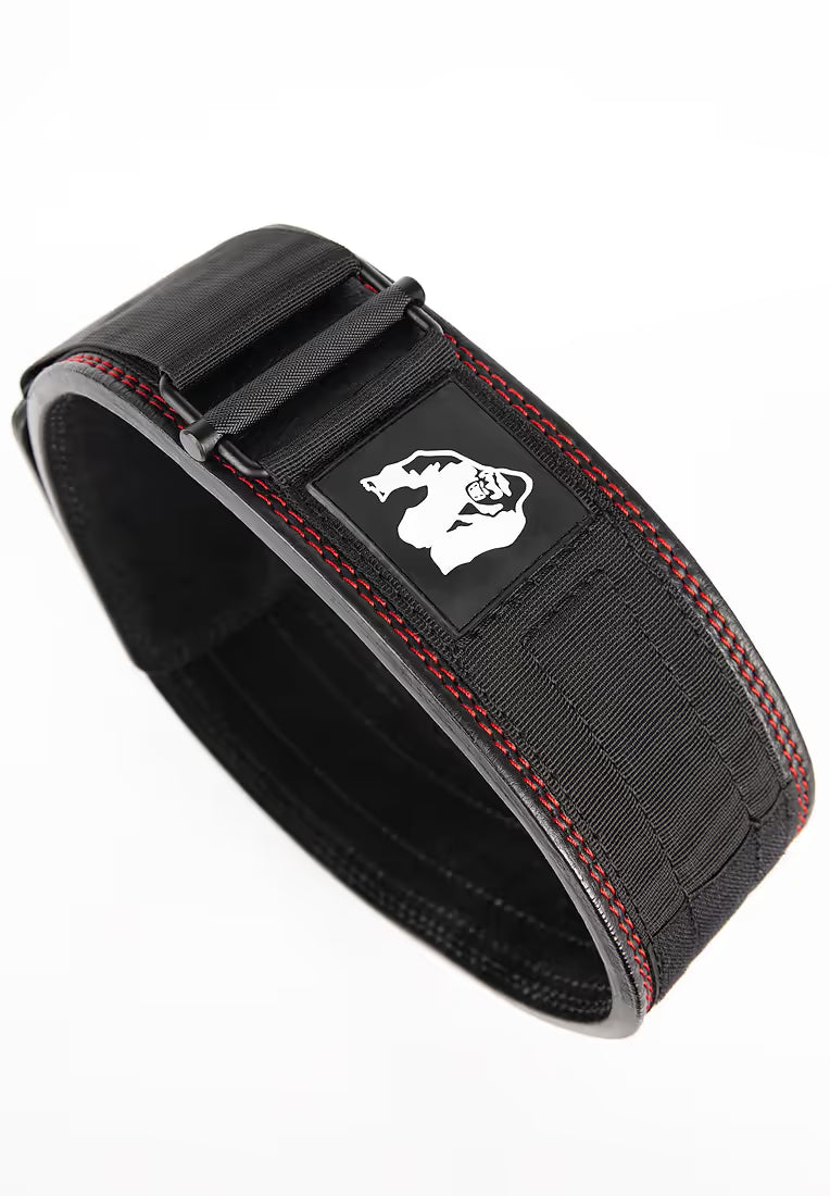 Gorilla Wear Premium Leather Lifting Belt - Schwarz