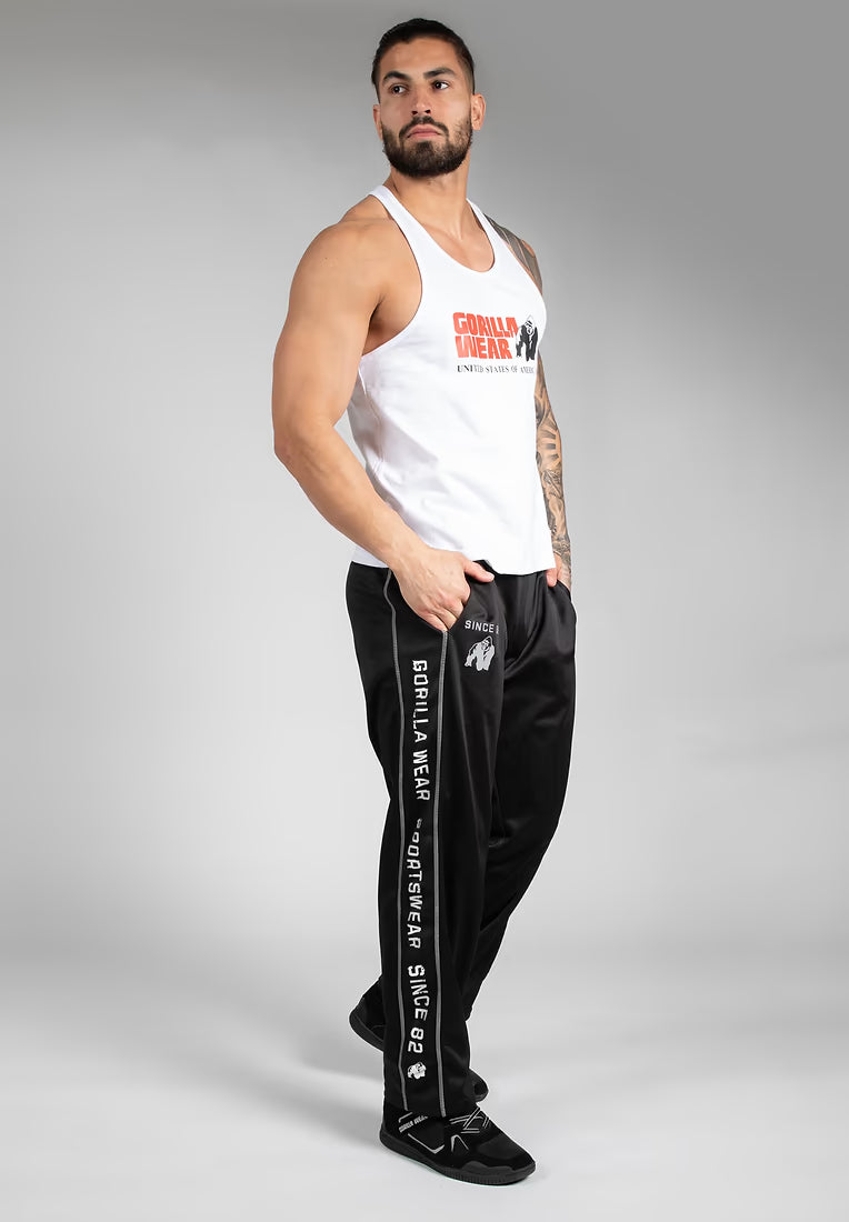 Gorilla Wear Functional Mesh Pants - Schwarz/Weiss