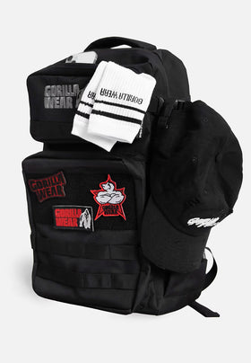 Gorilla Wear Cardiff Rucksack - Schwarz