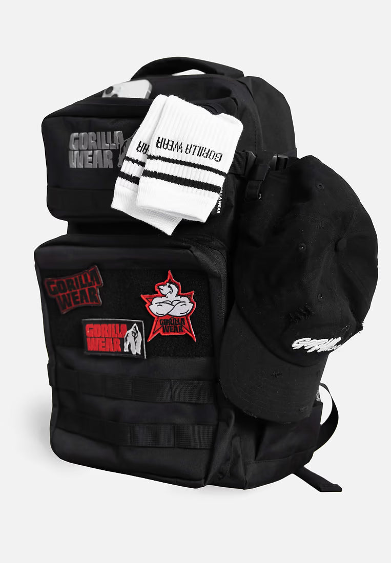 Gorilla Wear Cardiff Rucksack - Schwarz