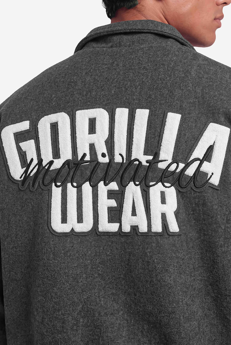 Gorilla Wear Stockholm Varsity Jacket - Grau