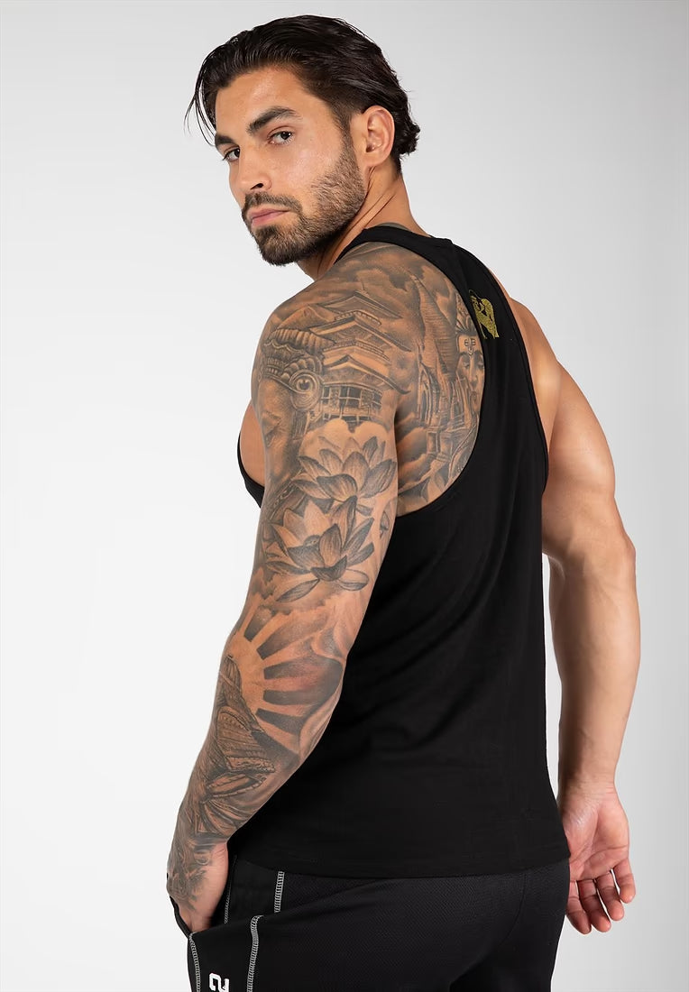 Gorilla Wear Classic Training Tank Top - Schwarz/Gold