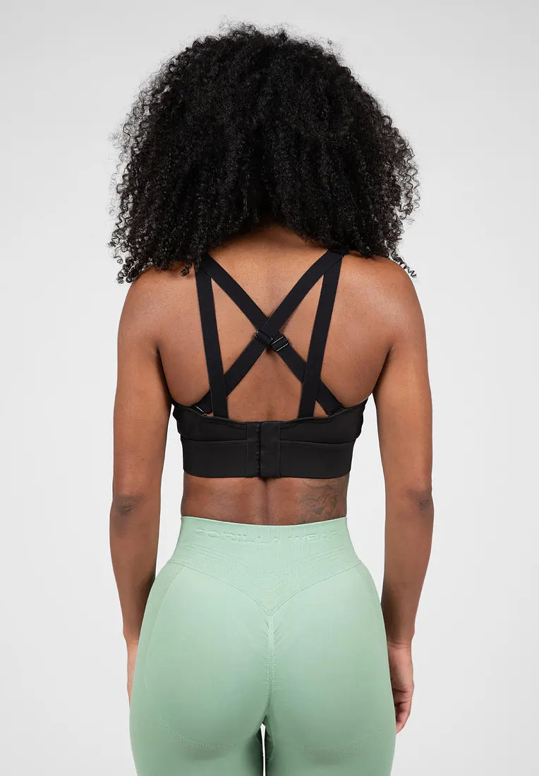 Gorilla Wear Riley High Support Sport Bra - Schwarz