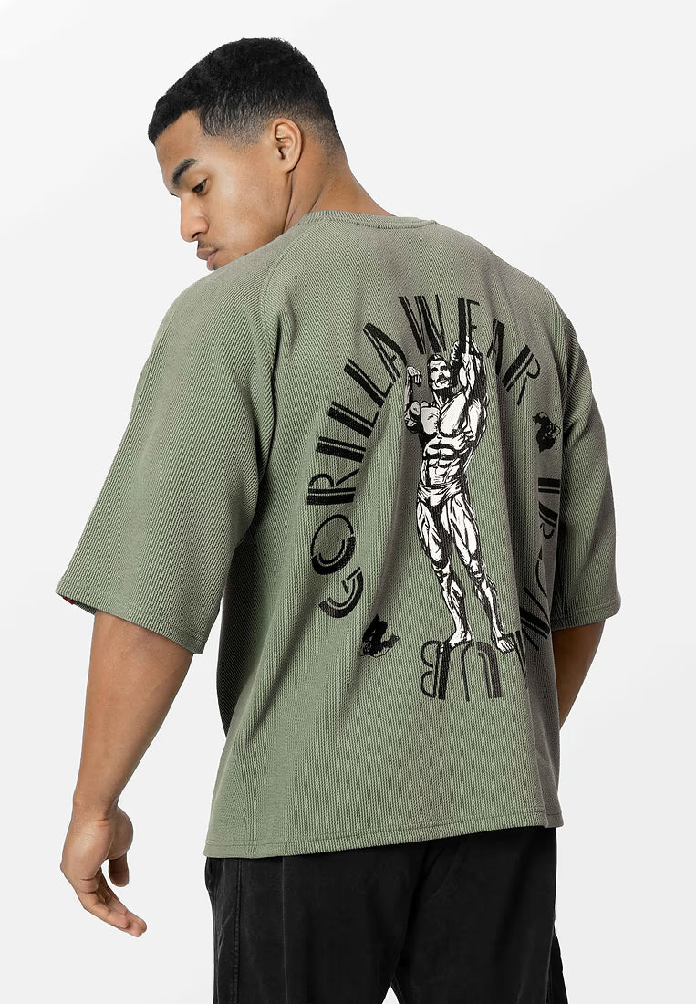 Gorilla Wear Russell Oversized T-Shirt - Grün