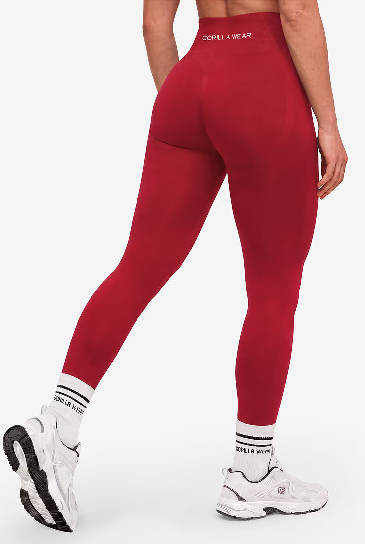 Gorilla Wear Florence Seamless Contour Leggings - Rot